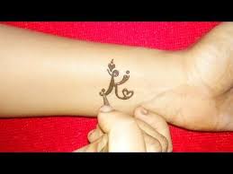Diy K Letter Henna Tattoo Design Alphabet K Letter Mehndi Design Youtube Name Tattoo Designs Alphabet Tattoo Designs Tattoo Designs