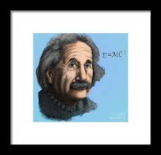 Albert Einstein, German-american #2 Framed Print by Spencer Sutton