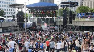 In the united states, california is commonly associated with the film, music, and arts industries; Movement Electronic Music Festival Meyer Sound