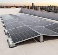 Structure for photovoltaic plants and ballast for solar ...