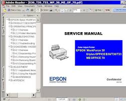 Ficha de epson stylus dx7450. Dx7450 Service Manual