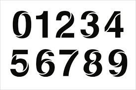 Personalize with your own color! 9 Number Stencils Free Sample Example Format Download Free Premium Templates