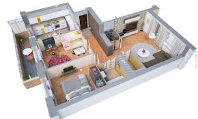 Dekorasi Rumah Minimalist 50 Denah Rumah Minimalis 3d 3 Kamar Tidur 2 Lantai Dan 2 Kamar Tidur Denah Rumah Desain Exterior Rumah Rumah Minimalis