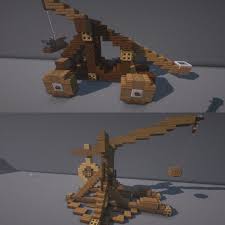 Minecraft Catapult In 2020 Minecraft Crafts Minecraft Medieval Minecraft Projects