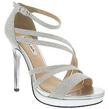 Nina Friday Silver Bliss By Nina Shoes Metallic Platform Sandals Evening Sandals Nina Shoes