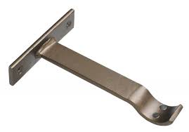 You should only use bypass rings and bypass brackets with the pole they are designed to go with. C Ring Bypass Bracket For 1 Iron Curtain Rod