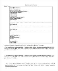 Formal Letter Format Sample Example Template Source Template Business Letter Format Formal Business Letter Format Formal Letter Format Sample