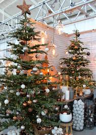 Urban Industrial Christmas Tree Design Copper Grey And White Industrial Christmas Decorations Cool Christmas Trees Christmas Tree Design