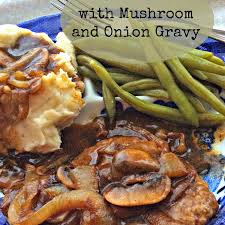 Cube Steak With Mushroom And Onion Beef Gravy Recipe Main Dishes With Cube Steaks Mushrooms Onions Beef Broth Butter Cube Steak Recipes Recipes Cube Steak