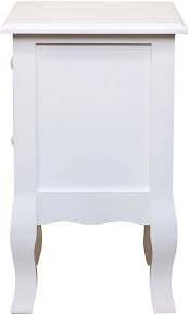 It can also be used as a nightstand, night cabinet. White 2 Drawers White 1 Drawer White 1 Drawer Pxx Retro Bedside Table Set Of 2