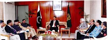 Federal Minister For Interior Malik Mohammad Habib Khan Chairing A High Level Meeting Khan Interior Imran Khan
