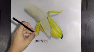 Selain indah, melukis seperti 3d ini juga terbilang informatif dan mendidik ya, guys! Lukisan 3d Pisang Menggunakan Pensil Warna Youtube