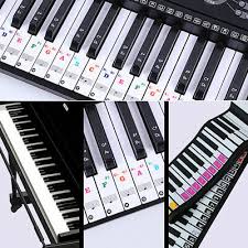 Check spelling or type a new query. Elektrisches Klavier Keyboard Noten Aufkleber 54 61 88 Tasten Piano Sticker De Ebay