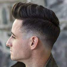 Mid Skin Fade Textured Quiff Menshairstyles Mens Hairstyles Medium Mens Hairstyles 2018 Mens Hairstyles