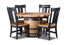 Old Globe Granary Top Whiskey Barrel Table 4 Hom Furniture Barrel Table Whiskey Barrel Table Hom Furniture