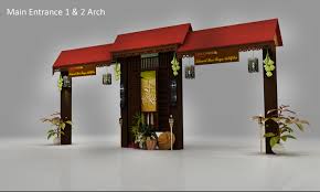 Mall Deco Festival Malay Village Town By Firdaus Ahmad At Coroflot Com Exhibition Booth Design Event Entrance Event Entrance Design