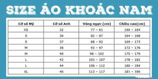 Cách chọn size áo khoác nam chuẩn xác theo cỡ Việt Nam và châu Âu