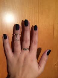 Here are gorgeous and stunning design ideas to give your fingers a stylish boost. Short Black Almond Acrylic Nails Nail And Manicure Trends