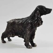The beautiful bronze cocker spaniel sculpture is a casting of an original sculpture. Cold Cast Bronze Sculpture Cocker Spaniel Spiveys Web