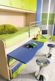 Pull Out Desks With A Trundle Bed Hidden Below Cool If I Ever Have My Boys Home This Would Be Aweso Cool Bedrooms For Boys Boys Bedroom Green Boys Bedrooms