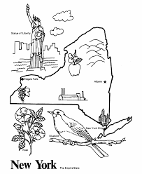 A great companion for rainy indoor recesses, fourth grade coloring worksheets are easy to print and fit neatly in your child's backpack. Pin By Mary Peters On Color Pages States Project New York State Outline State Outline