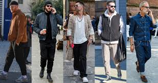 春 アウトドア ファッション メンズ