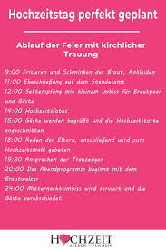 Der ablauf für ihr hochzeitsvideo. Ablauf Der Feier Mit Kirchlicher Trauung Kirchliche Trauung Hochzeit Ablauf Hochzeitstag
