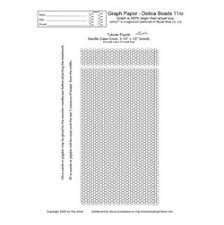 graph paper tubular peyote needle case cover 3 1 2 x sova enterprises