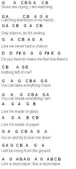 Flute Sheet Music Skyscraper Flute Sheet Music Piano Music With Letters Easy Piano Sheet Music