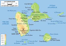 La guadeloupe et ses dépendances s'étendent sur 1 628 km 2.d'une superficie de 1 434 km 2, la guadeloupe stricto sensu est composée de deux îles distinctes, qui sont séparées par un bras de mer n'excédant pas 200 mètres de large, appelé la rivière salée 1 : Carte De La Guadeloupe Guadeloupe Carte Guadeloupe Guadeloupe Paysage