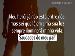 Quem crê no filho tem a vida eterna; Saudades Do Meu Pai Meu Heroi Mensagens De Conforto