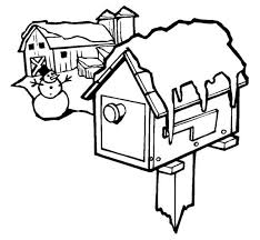 Select from 35919 printable crafts of cartoons, nature, animals, bible and many more. Frozen Mailbox On Christmas Day On Christmas Coloring Page Coloring Sky Christmas Coloring Pages Christmas Colors Coloring Pages