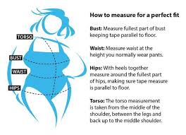 Womens Size Chart How To Measure Your Body Ladies Size