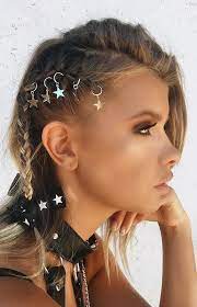 Starlight Hair Ring Silver Coachella Hair Hair Rings Hair Jewelry