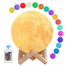 Led mond lampe 3d mondlicht, der trend für schlafen & wohnen sorgt für warme atmosphäre heute bestellt, morgen geliefert ! 22cm Mond Licht 3d Print Mond Lampe Mit Stand 16 Farben Lunar Nacht Licht Mit Timer Funktion Usb Schlafzimmer Schlaf Lichter Fur Kinder Led Nachtlichter Aliexpress