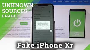 How To Enable Unknown Sources In Fake Iphone Xr Allow App Installation Youtube