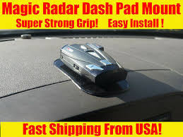 Radar that is going to pick up police that are backed up into the woods or a bridge untill you get right up to them or pass it already,this is a great and very accurate detector,good luck saved me several times already. Radar Detector Mount Dashboard For Beltronics Passport Cobra Escort Valentine Ebay
