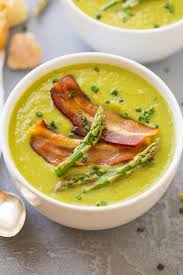 Cream Of Asparagus Soup Well Plated By Erin Bloglovin Cream Of Asparagus Soup Asparagus Soup Creamed Asparagus