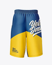 The shorts are made of lightweight stretch fabric, come with a breathable waistband and side inserts. Compression Shorts Mockup Back View In Apparel Mockups On Yellow Images Object Mockups Clothing Mockup Mockup Compression Shorts