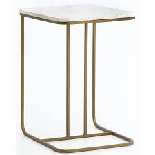 Adalley C Table White Marble Marble End Tables C Table Table Decor Living Room