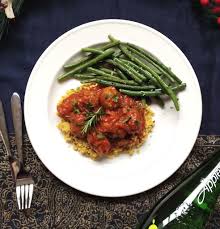 Grilled lamb shoulder with argan oil couscous and ratatouille | plate. Winter Recipe Lamb Meatballs With Couscous And Green Beans Her Favourite Food Travel