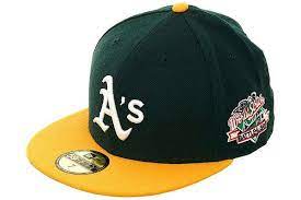 Oakland Athletics 1989 World Series Patch Fitted Hat Oakland Athletics Fitted Hats Hats