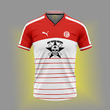 So sieht das neue trikot von. Fortuna Dusseldorf Die Toten Hosen Re Concept