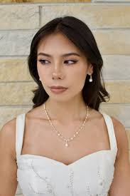 Necklace Wearing Pearls On Your Wedding Day Leah Gold