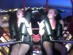 Watch woman scream the house down enjoying amusement park ride a little too  much - Mirror Online