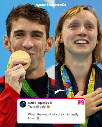 Two legends, one shared emotion. This is what greatness looks like!  🇺🇸♥️🏅 📸: world aquatics