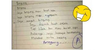 Check spelling or type a new query. 10 Pantun Puisi Ala Anak Sd Ini Polosnya Bikin Ketawa Ngakak Brilio Net Line Today