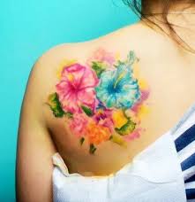 Morning Glory Watercolor Tattoo On Girl S Shoulder Flower Watercolor Tattoo Watercolor Tattoo Flower Tattoos Flower Tattoo Shoulder