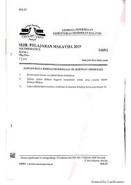 This guide on how to score straight a+'s in sijil pelajaran malaysia (spm) was first published as an ebook in 2012. Cikgu Azman Soalan Sebenar Matematik Sijil Pelajaran Malaysia Spm 2019