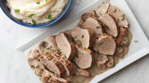 It's such an easy meat to cook as the focal point of any dinner. Slow Cooker Pork Tenderloin With Bacon And Mushroom Gravy Recipe Bettycrocker Com